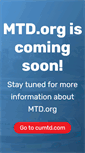 Mobile Screenshot of mtd.org